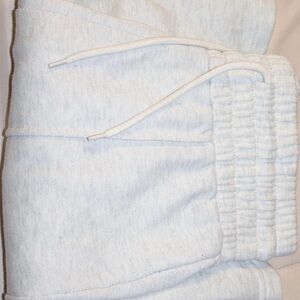 Basic lined light grey flared sweatpants